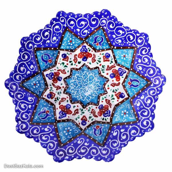 تصویر 4 از فروش بشقاب مسی میناکاری اصفهان  + قیمت خرید به صرفه